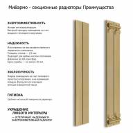 Алюминиевый секционный радиатор отопления A2.2200 - Алюминиевый секционный радиатор отопления A2.2200