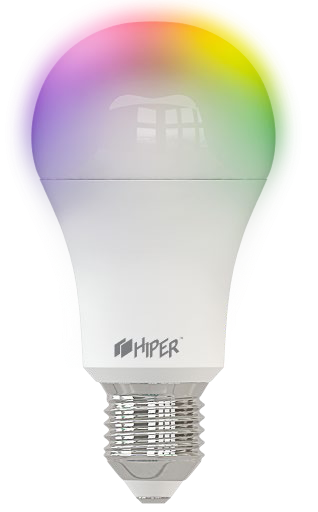 WiFi лампа RGB шар, 12Вт А60