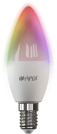 WiFi лампа RGB свеча, 6Вт С1