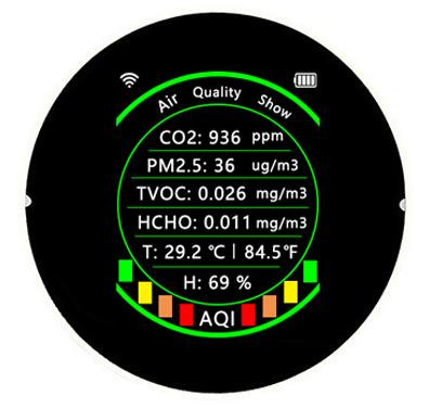 WiFi Детектор качества воздуха PM2,5 Tuya