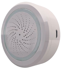 Умный термометр с гигрометром и сиреной/Wi-Fi 2.4 ГГц/micro-USB 5В 1А/105 дБ